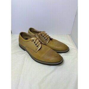 Men's Zanzara Size 11 Oxford Style Leather Shoes Tan